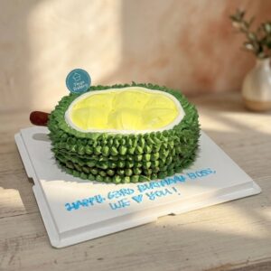 Durian Shape Theme Cake