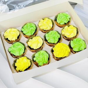 Green & Yellow Theme Cupcakes