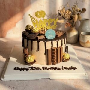 Chocolate Money Pulling Cake