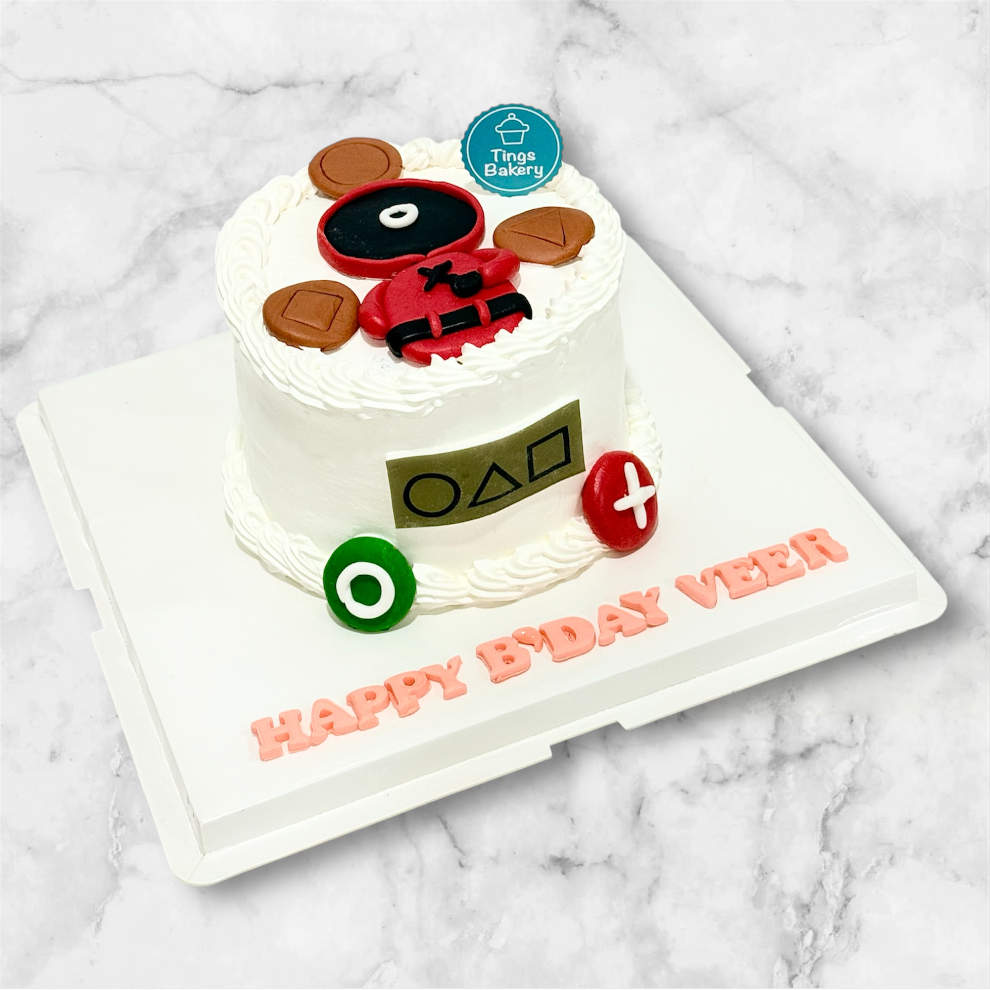 Squid Game Theme Cake