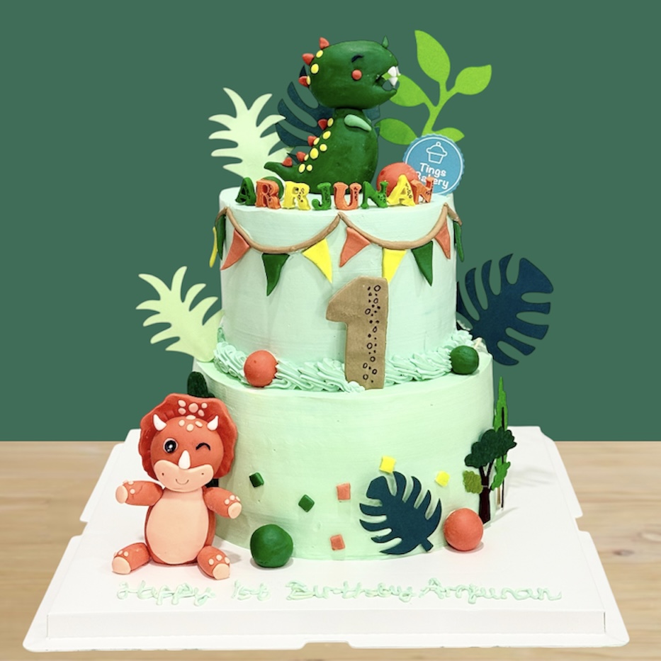 Dinosaur Theme Cake