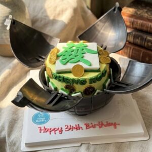 Explosion Bomb Mahjong Cake
