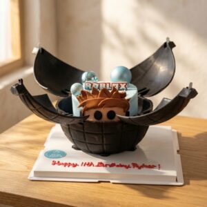 Explosion Bomb Roblox Cake