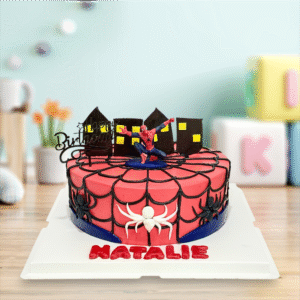 Spiderman Theme Cake