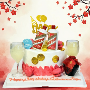 Maotai / Moutai Theme Money Pulling Cake