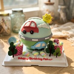 Car / Transport Theme Pinata Knock Knock / Bombshell Cake