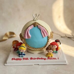 Princess (Cinderella, Snow White, Mermaid, Beauty & The Beast, Sleeping Beauty) Theme Pinata Knock Knock / Bombshell Cake