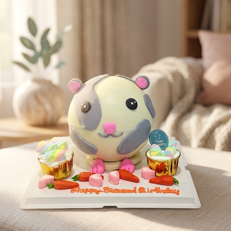 Hamster Pinata Knock Knock / Bombshell Cake