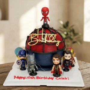 Spiderman x Avenger Pinata Knock Knock / Bombshell Cake