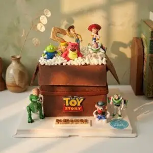 Toy Story Theme Pinata Box Knock Knock / Bombshell Cake