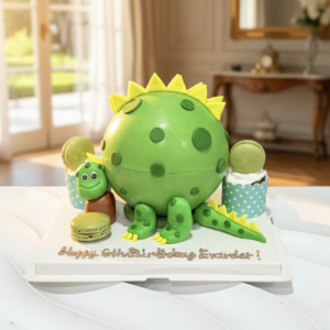 Little Dinosaur Theme Pinata Knock Knock / Bombshell Cake