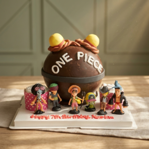 One Piece Theme Pinata Knock Knock / Bombshell Cake