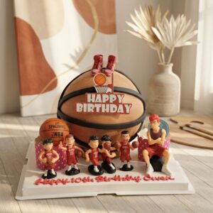 Basketball Slam Dunk Theme Pinata Knock Knock / Bombshell Cake