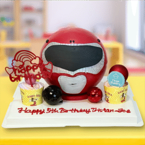 Red Power Ranger Pinata Knock Knock / Bombshell Cake