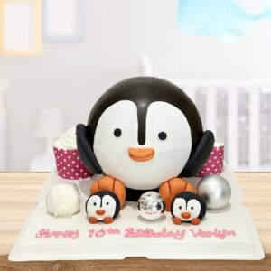 Penguin Pinata Knock Knock / Bombshell Cake
