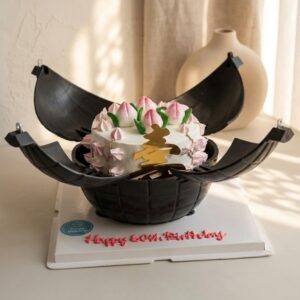 Explosion Bomb White Peach Longevity Theme Cake