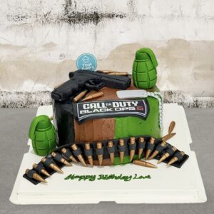 Call Of Duty Army Theme Cake