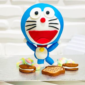 Doraemon Theme Gravity Defying Cake