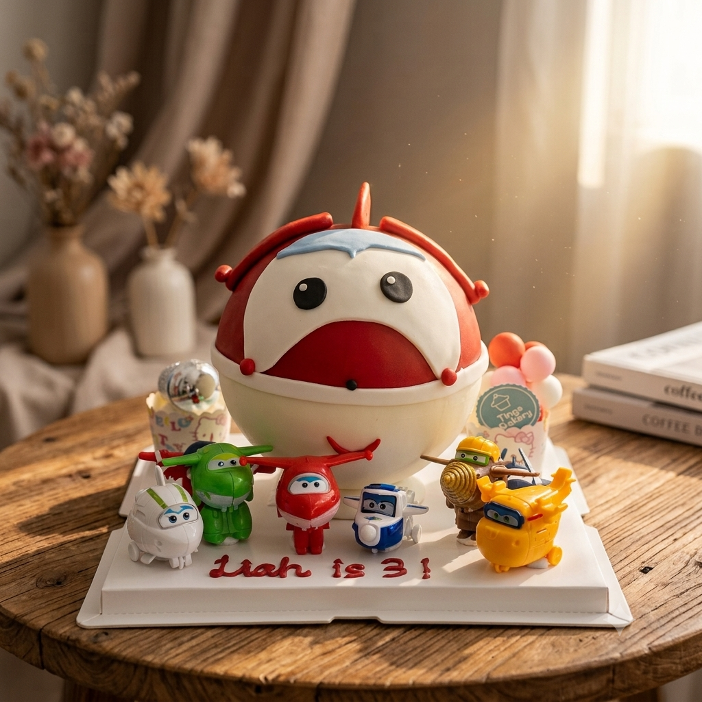 Super Wings Pinata Knock Knock / Bombshell Cake