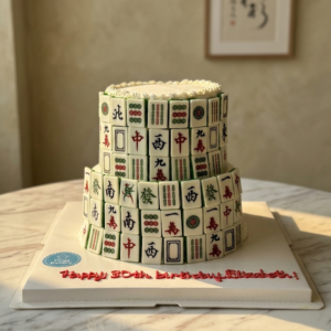 Mahjong Lover Theme Cake