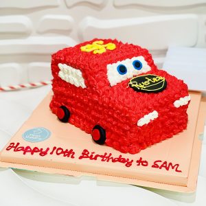 McQueen 3D Car Theme Cake