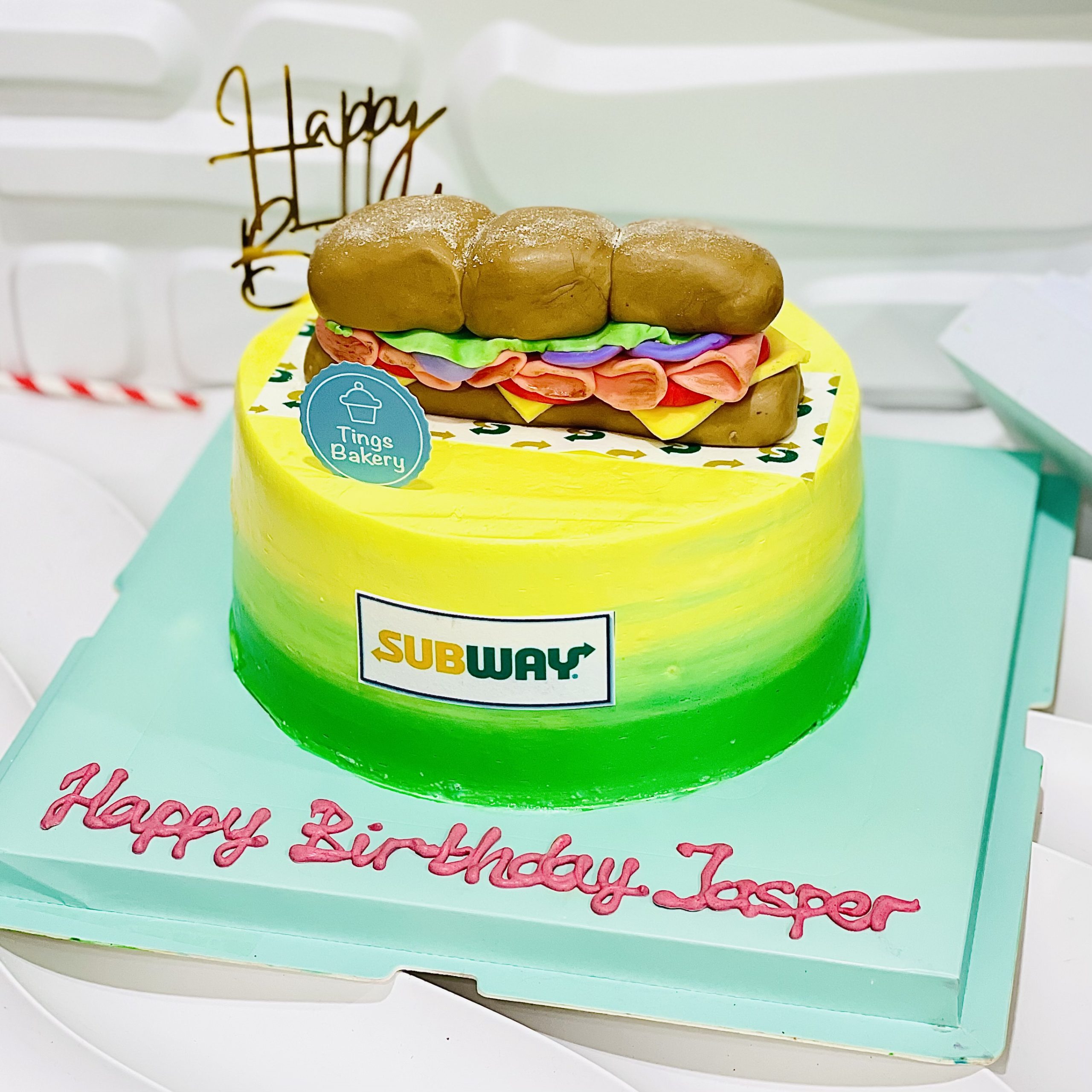Subway Theme Cake