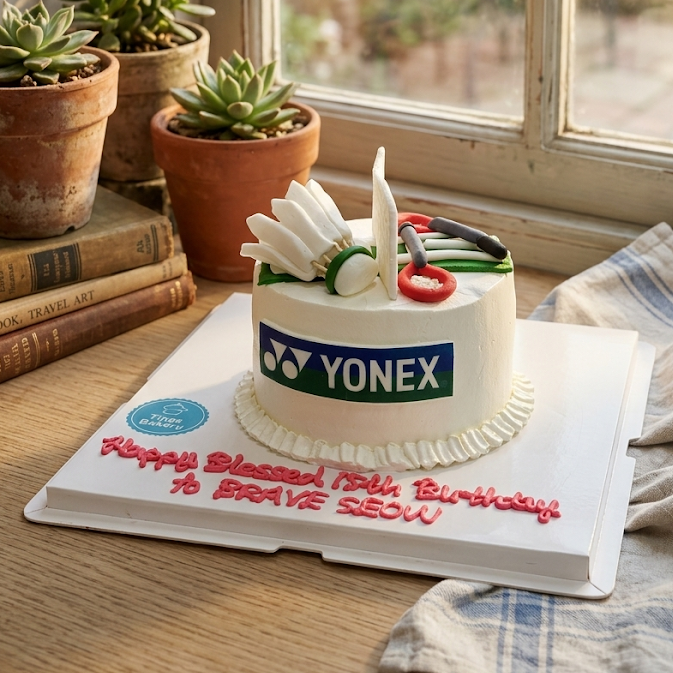 Badminton Theme Cake