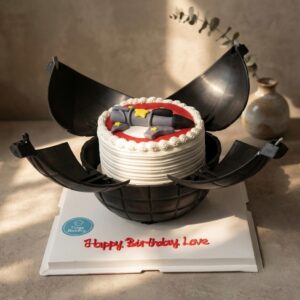 Explosion Bomb Fighter Jet Cake