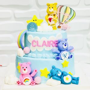 Care Bear Theme Cake