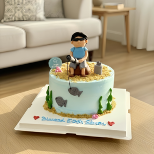Fishing Theme Cake