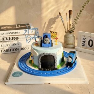 Thomas Train Moving Theme Cake
