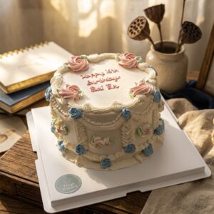 Vintage / Retro Theme Cake