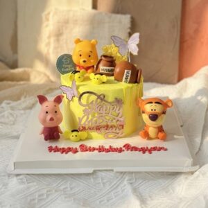Winnie The Pooh & Friends With Hunny Pot Cake