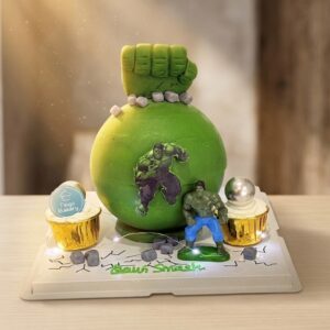 Avenger Hulk Pinata Knock Knock / Bombshell Cake