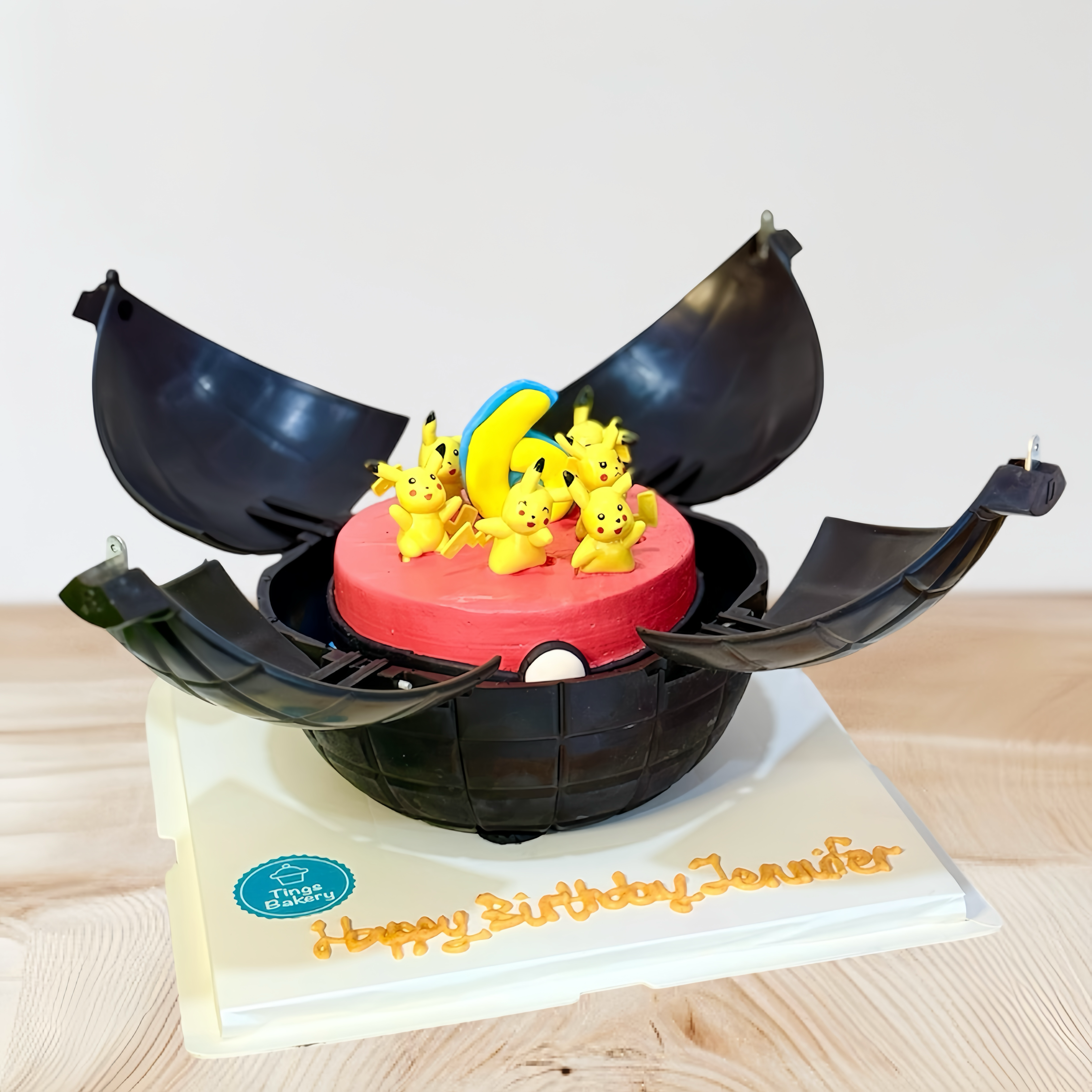 Explosion Bomb Pikachu Theme Cake