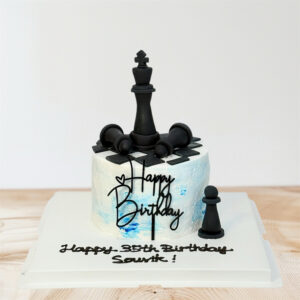 Chess Theme Cake