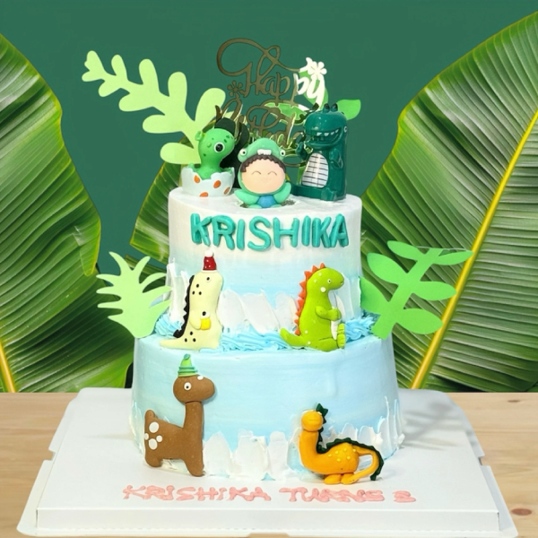 Cute Little Dinosaur Cake