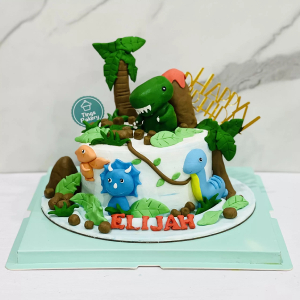 Dinosaur Theme Cake