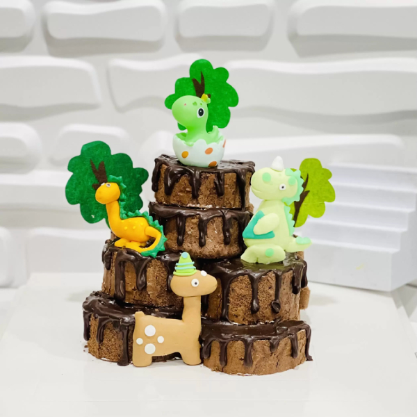 Jenga Chocolate Cake Roll