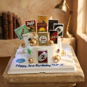 Board Games Theme Cake