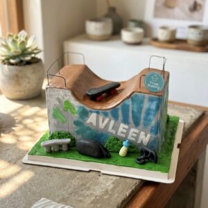 3D Skating Board Park Cake