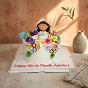 Pregnant Lady Cake